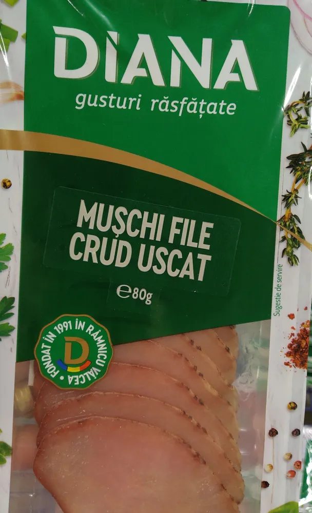 diana muschi file crud uscat 100g