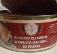 Aperitiv cu carne separata mecanic de pasare