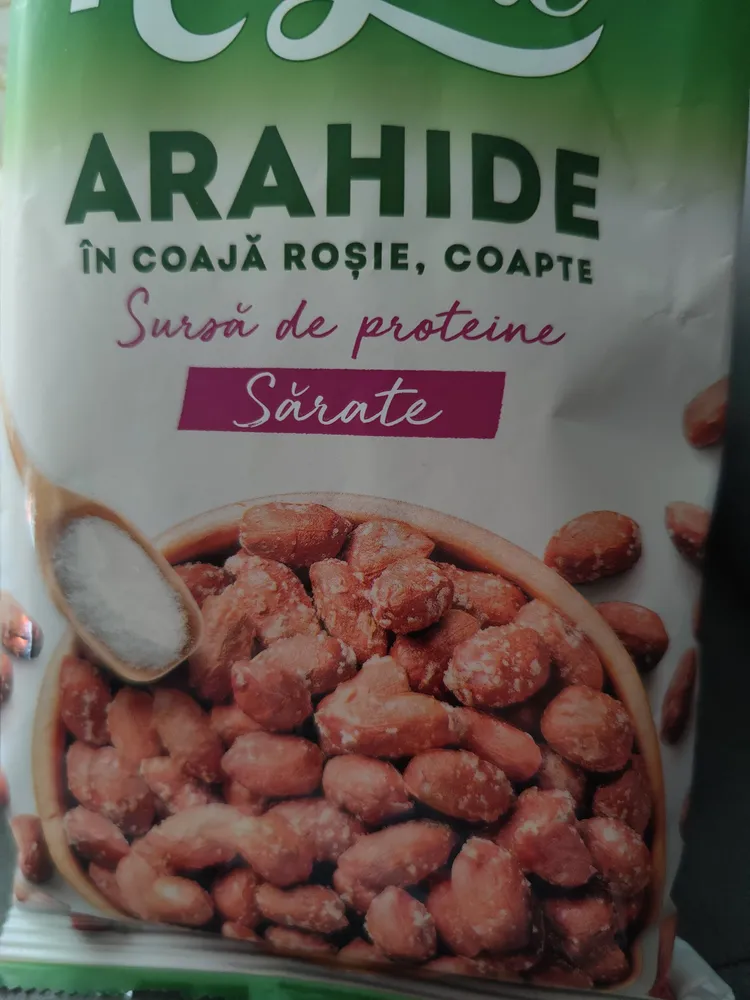 Arahide in Coajă Roșie, Coapte și Sărate