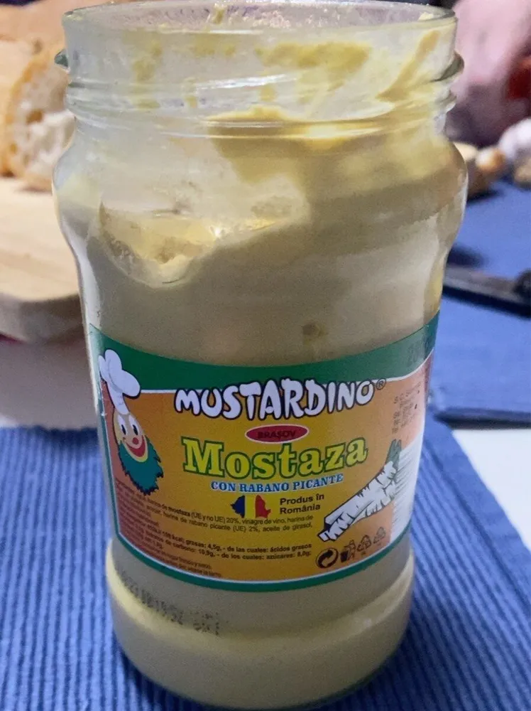 Mostaza con rabano picante