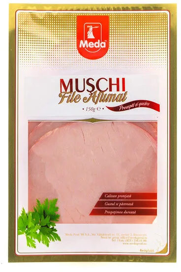 Meda Muschi file afumat felii 100G