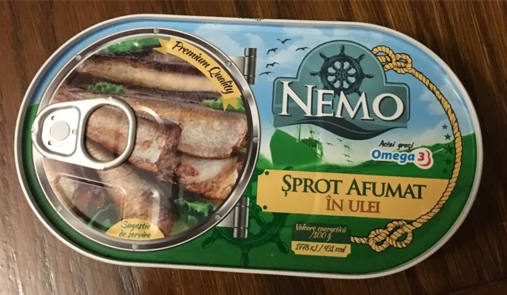 Sprot afumat in ulei