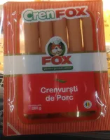 Fox Crenvursti de porc280g