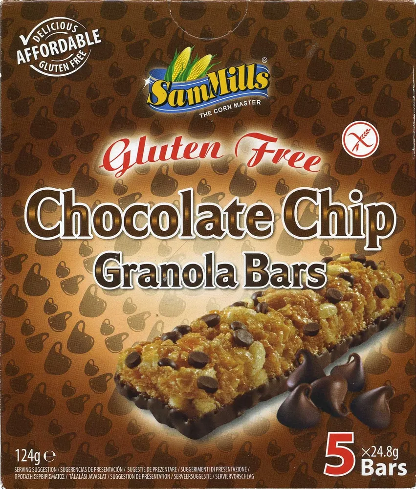Gluten Free Chocolate Chips Granola Bars