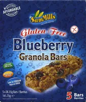 Gluten Free Blueberry Granola Bars