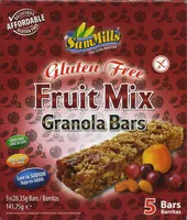 Gluten Free Fruit Mix Granola Bars
