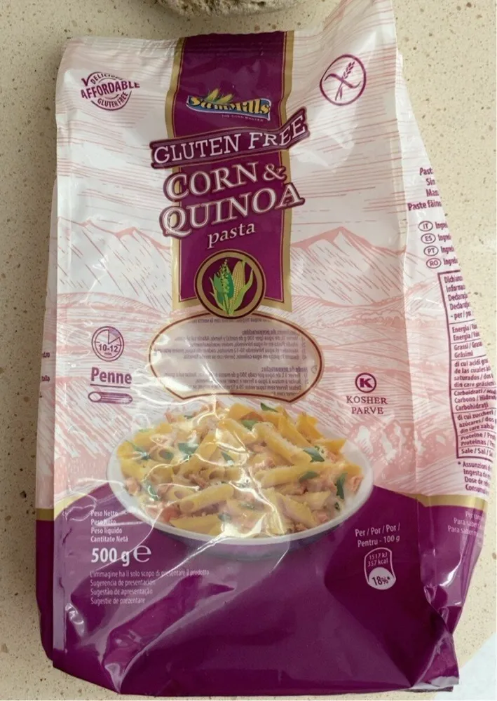 Pasta maiz y quinoa