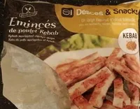Émincé de poulet kébab