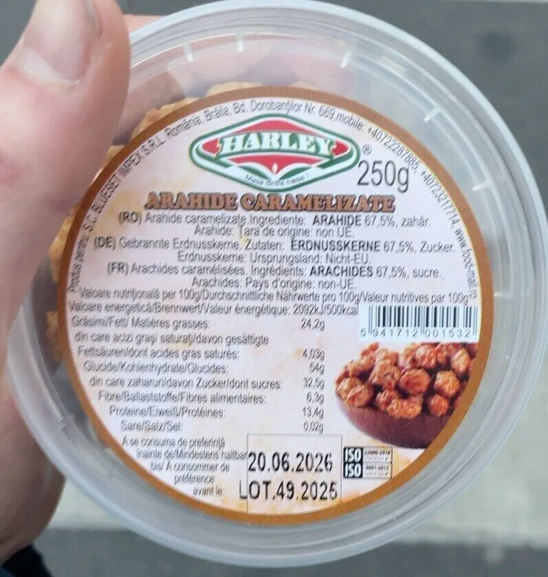 Arahide caramelizate