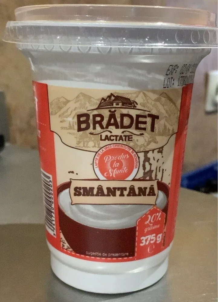 bradet Smântânã 20% 375 g