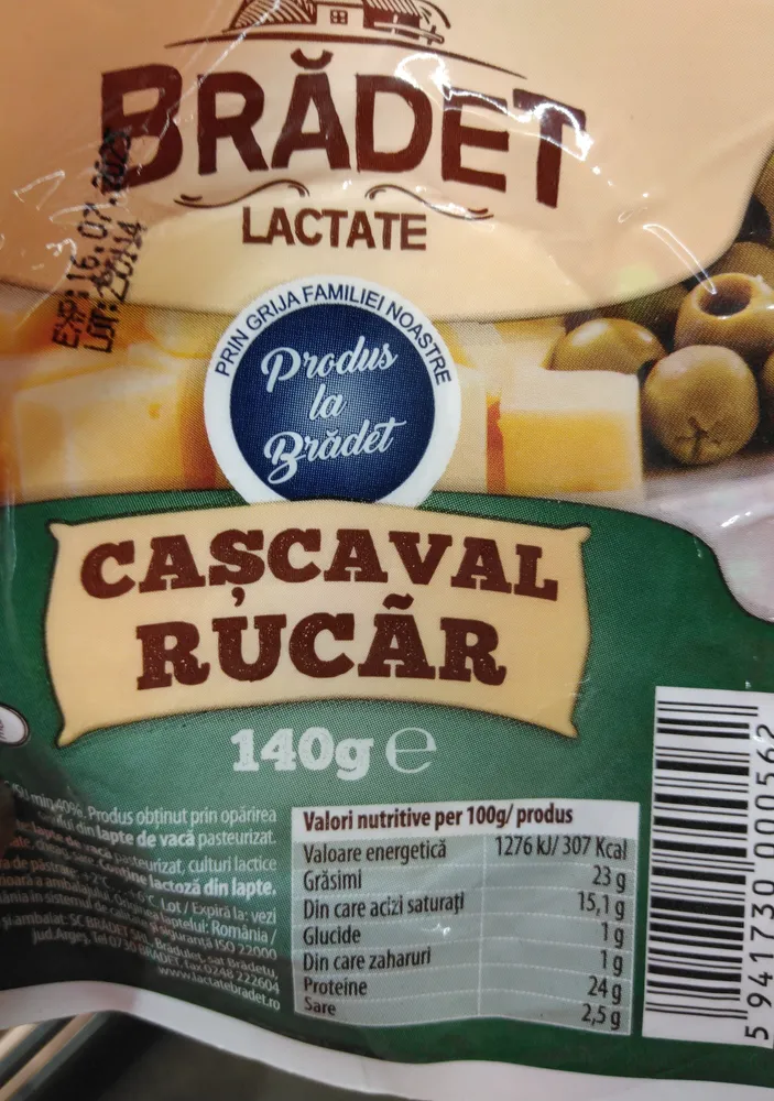 bradet cascaval rucar