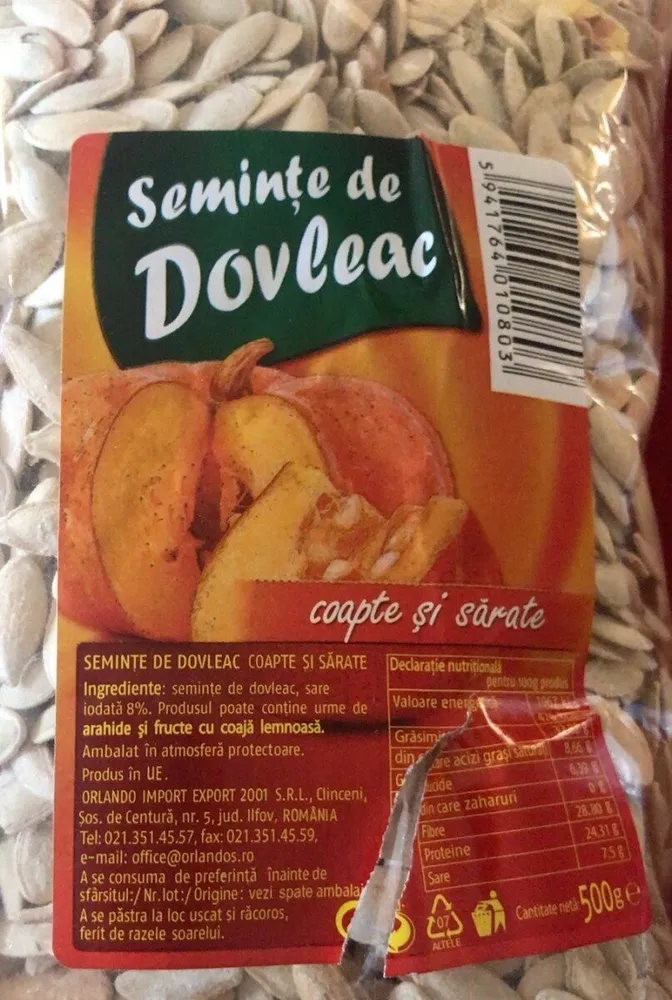 Semințe de dovleac