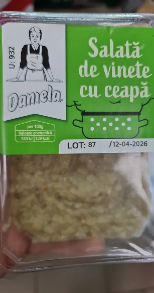 Salată de vinete cu ceapă 250G