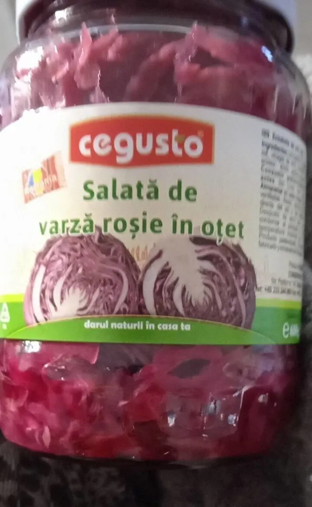 Ensalada de col roja