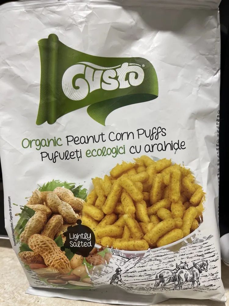 Peanut Corn Puffs- Lightly Salted