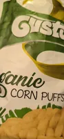 Organic corn puffs