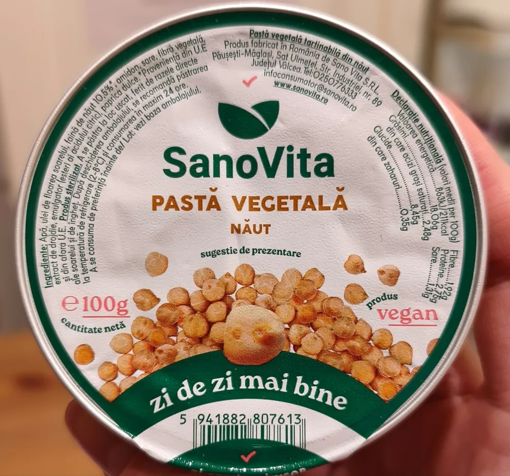 PASTĂ VEGETALĂ NĂUT