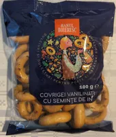 Covrigei vanilați cu semințe de in