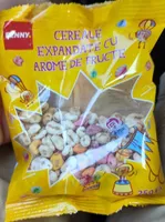 Cereale expandate cu arome de fructe