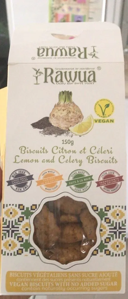 Biscuit citron et celerie