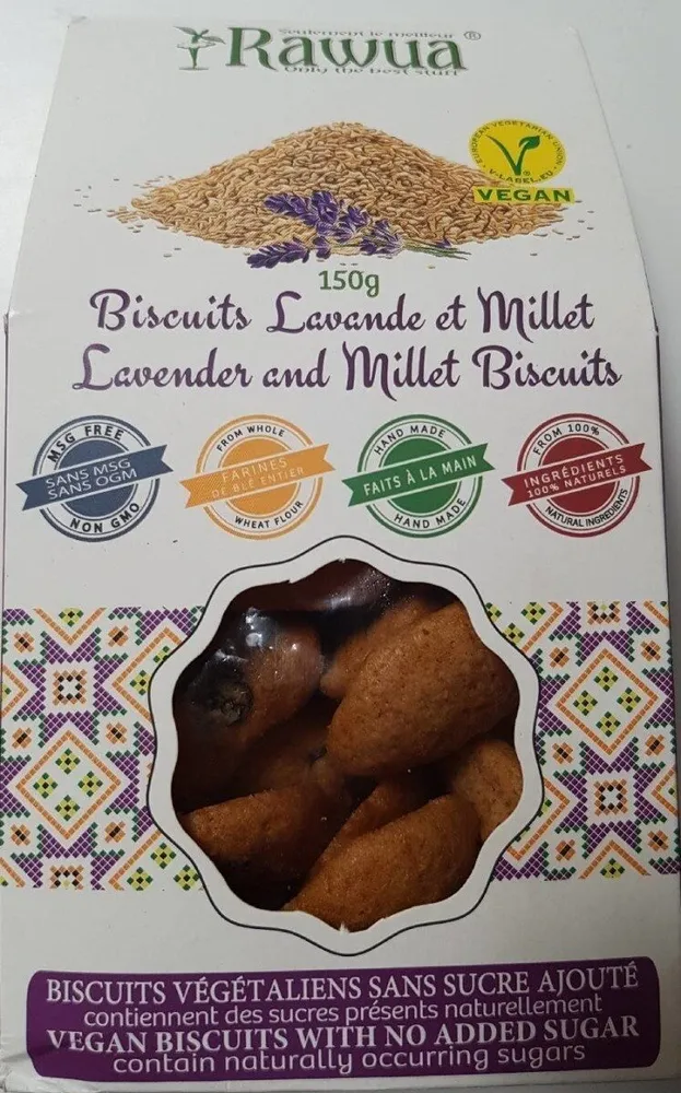 Lavender and Millet Biscuits