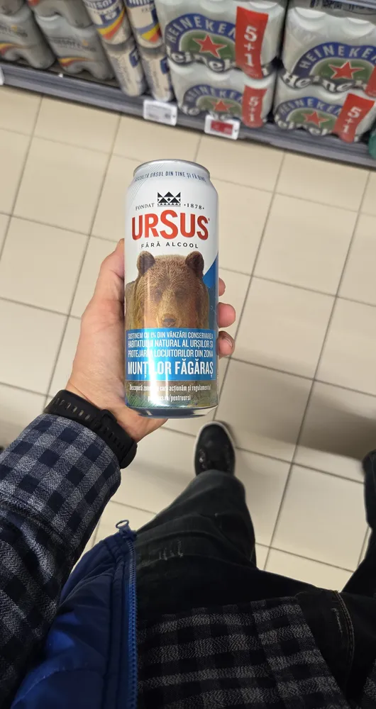 Ursus fara alcool