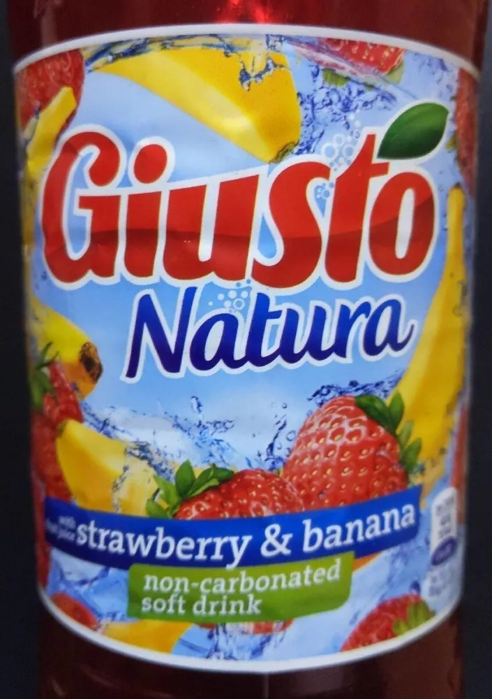 Giusto Natura - strawberry & banana 2l