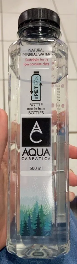 Natural mineral water