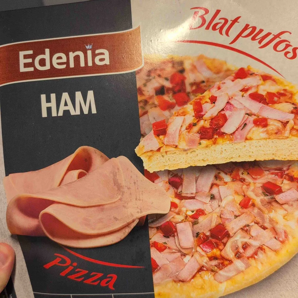 Ham pizza