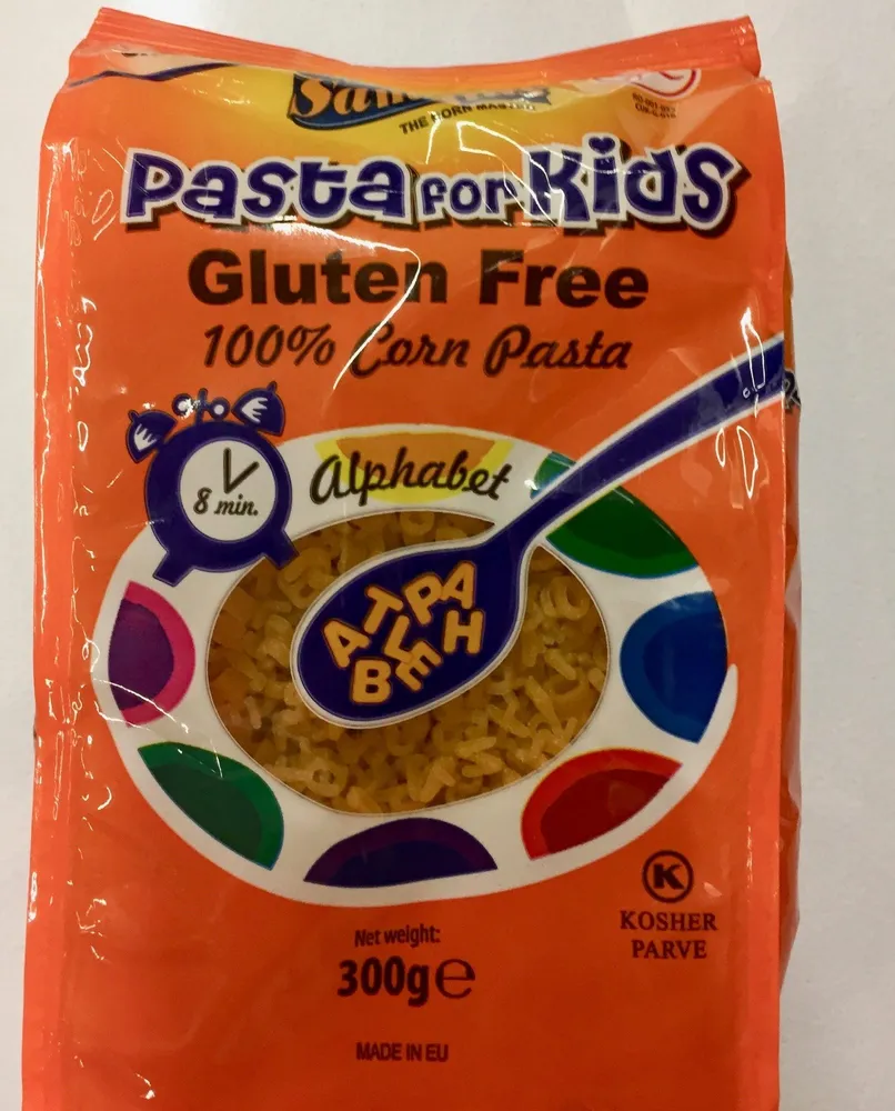 Sam Mills Pasta For Kids Alphabet