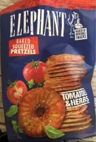 Baked Squeezed Pretzels Tomatoes & Herbs