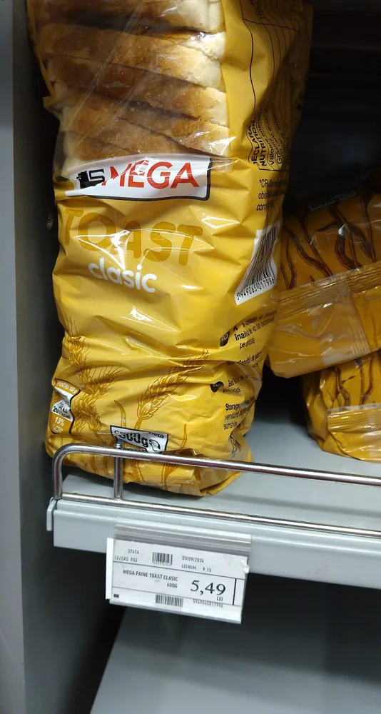 Mega Pâine Toast Clasic 600 gr