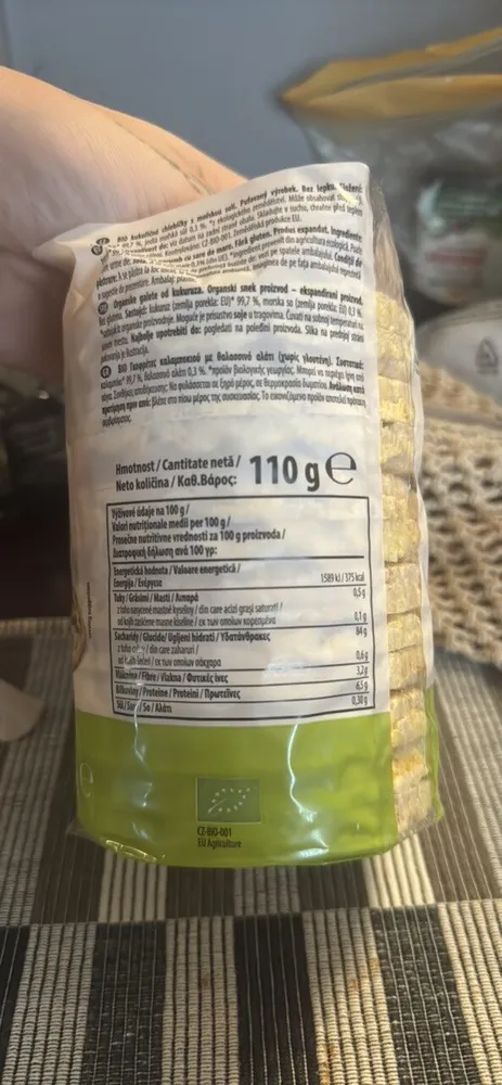 Corn cakes (with sea salt)