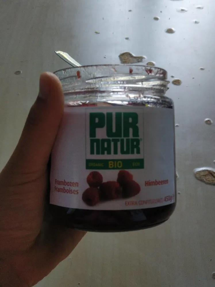 Confiture aux framboises