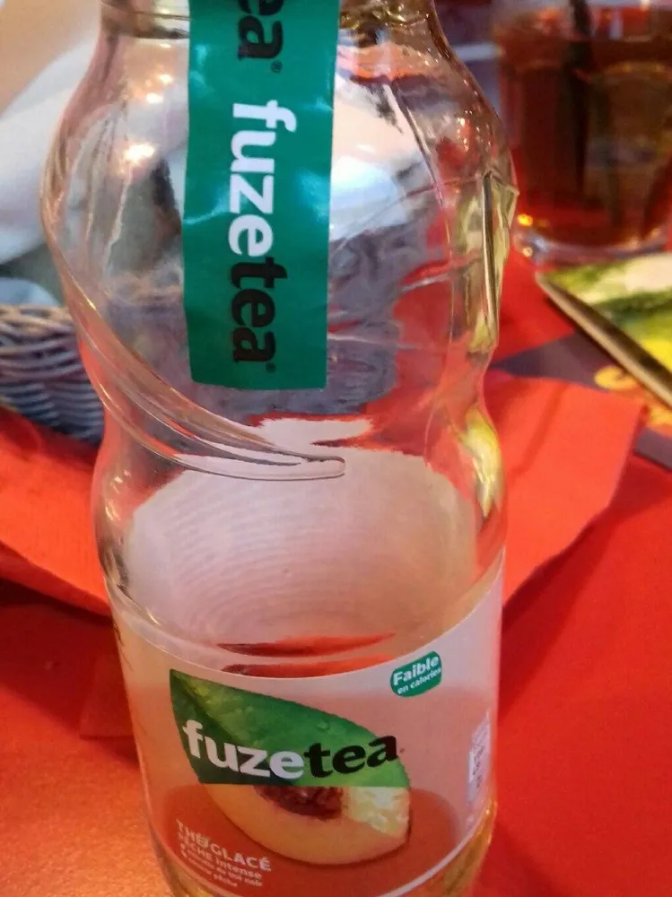 Thé glacé pêche
