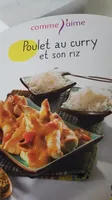 poulet au curry et son riz