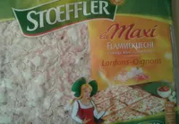 Flammekueche la maxi lardons oignons