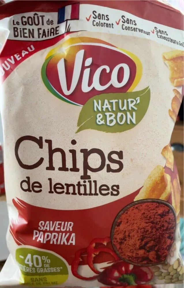 Chips de lentilles
