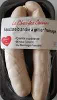 Saucisse blanche à griller au fromage