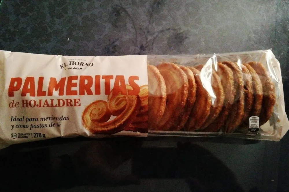 Palmeritas de hojaldre