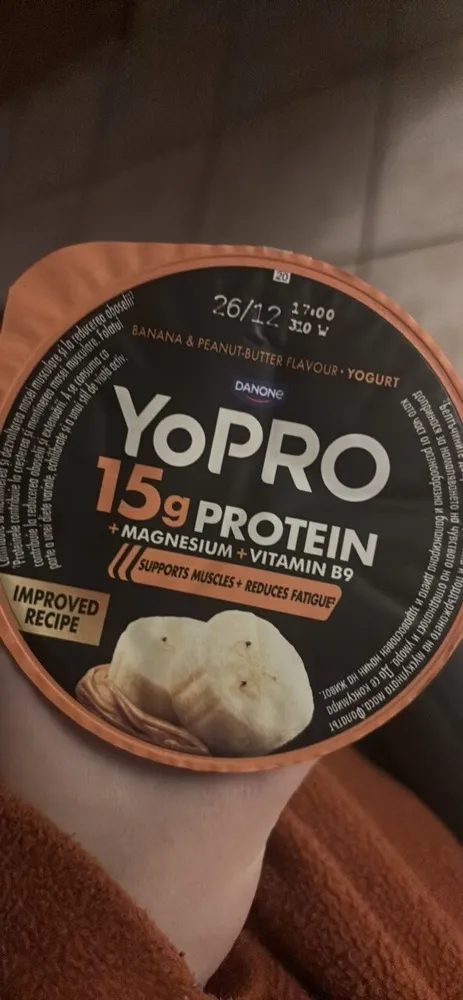 YoPRO Banana & Peanut-Butter Flavour Yogurt