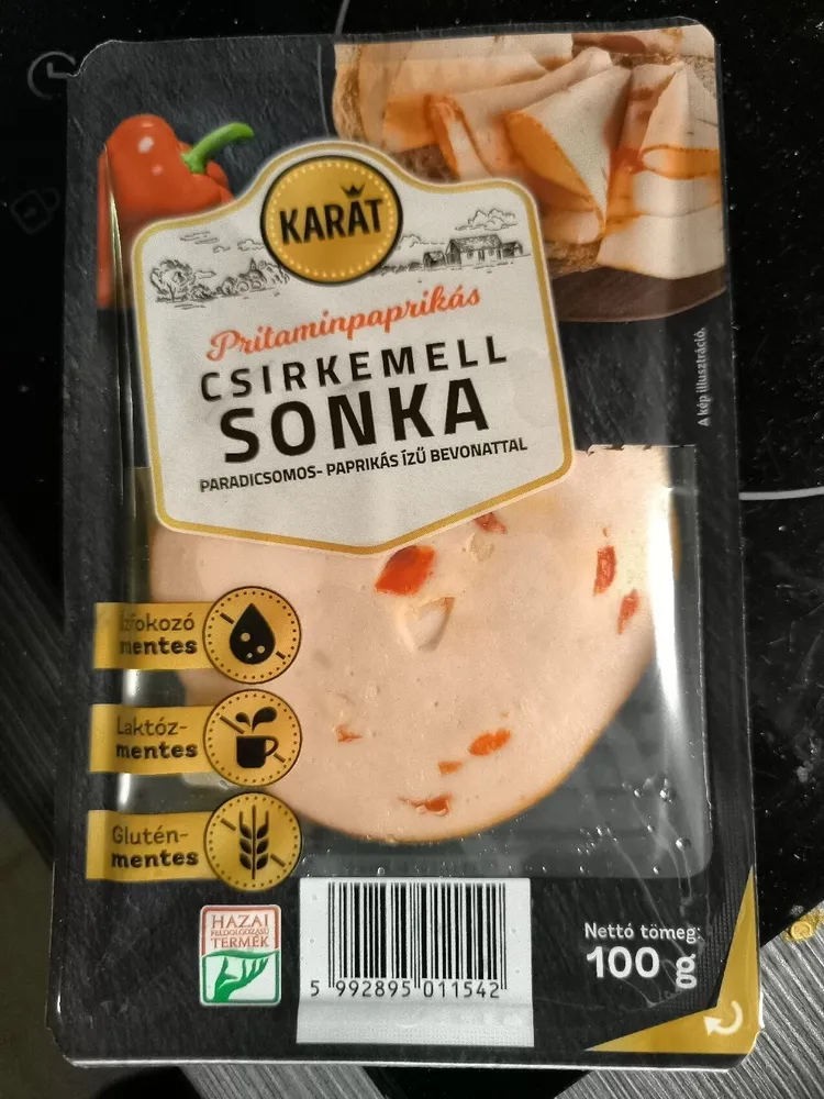 Pritaminpaprikás Csirkemell Sonka