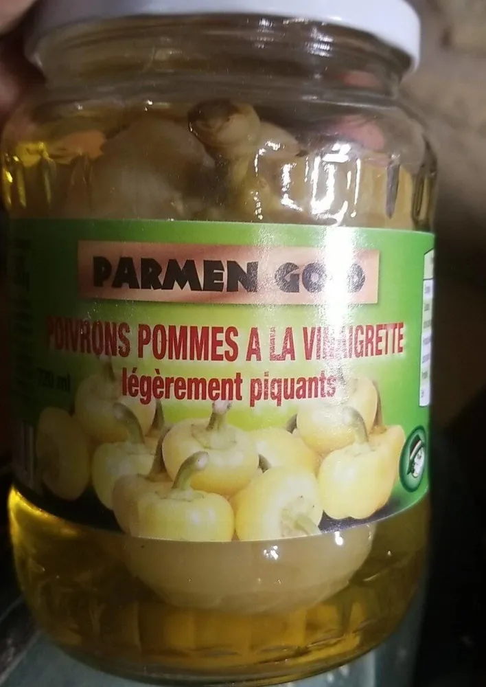 Poivrons pommes à la vinaigrette  légèrement piquants