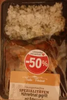 Hühnerbrust gegrillt mit Erbsenreis