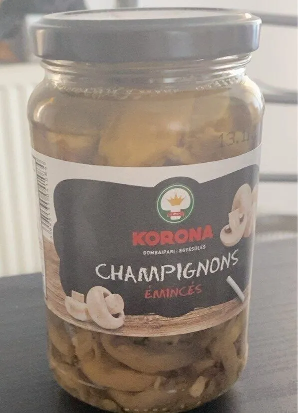 Champignons émincés