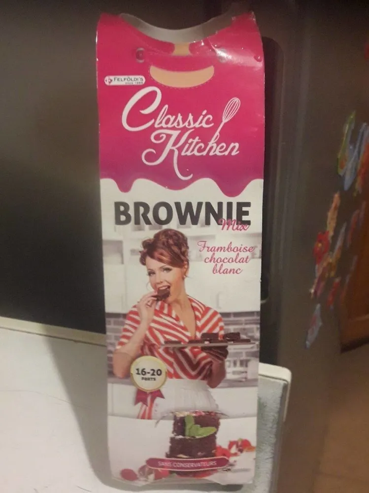 Classic Kitchen 610G Vadelma-valkosuklaa Brownie Mix