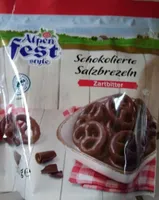 Schokolierte Salzbrezel
