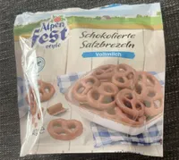 Schokolierte salzbretzel