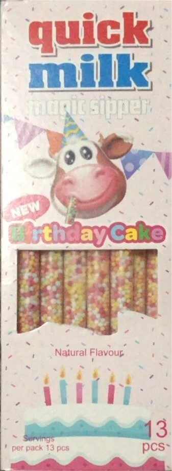 Quick Milk Magic Sipper Birthday Cake