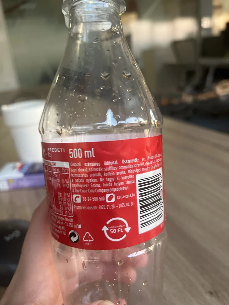 Coca Cola eredeti íz